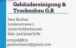 Logo von Gebäudereinigung & Trockenbau G.B