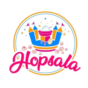 Logo von Hopsala - Vermietung von Hüpfburgen und Funfoodmaschinen