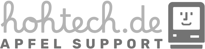 Logo von hohtech.de - Apfel Support