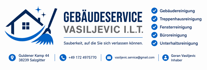 Logo von Gebäudeservice Vasiljevic I.L.T.