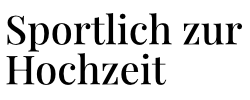 Logo von Sportlich zur Hochzeit