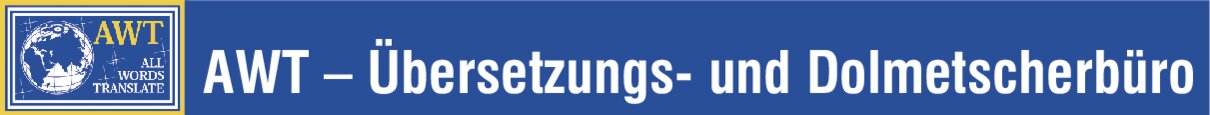 Logo von AWT Übersetzungs- & Dolmetscherbüro