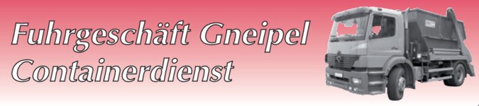 Logo von CONTAINERDIENST GNEIPEL, HEIKO