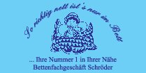 Logo von Betten-Fachgeschäft + Reinigung Schröder