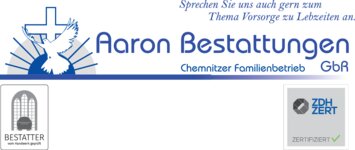 Logo von Aaron Bestattungen GbR, Ute Franke-Pietsch und Petra Wagner