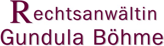 Logo von Rechtsanwältin Gundula Böhme
