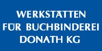 Logo von Werkstätten für Buchbinderei Donath KG