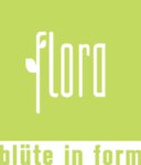 Logo von flora blüte in form