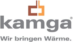 Logo von kamga kaminöfen. gartenkamine.
