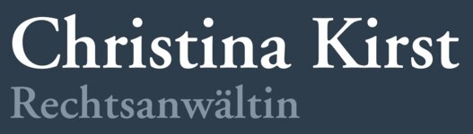 Logo von Rechtsanwältin Christina Kirst