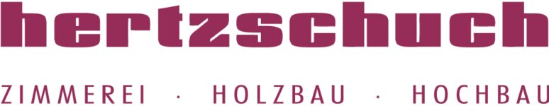 Logo von Hertzschuch Bau-GmbH Zimmerei-Holzbau-Hochbau