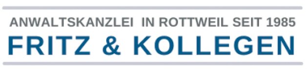 Logo von Anwaltskanzlei Fritz und Kollegen | Rechtsanwalt in Rottweil