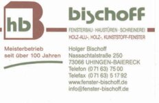 Logo von Bischoff Holger Fensterbau