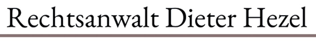 Logo von Rechtsanwalt Dieter Hezel
