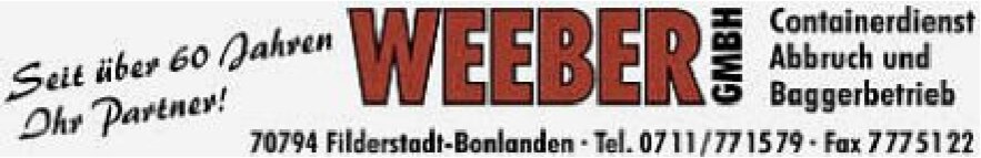 Logo von Weeber GmbH & Co.KG