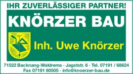 Logo von Knörzer Bau, Inh. Uwe Knörzer