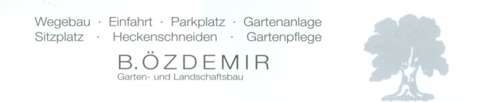 Logo von Özdemir B., Garten- und Landschaftsbau