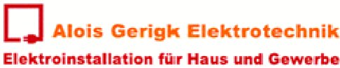 Logo von Alois Gerigk Elektrotechnik