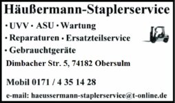 Logo von Häußermann-Staplerservice