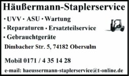 Logo von Häußermann-Staplerservice