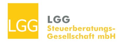 Logo von LGG Steuerberatungsges. mbH