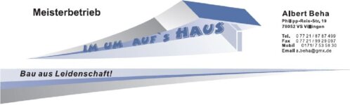 Logo von Im Um Auf's Haus- Albert Beha