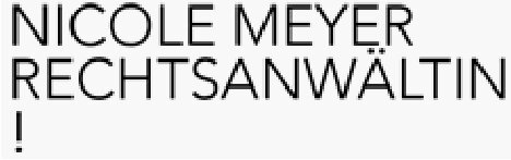 Logo von Meyer Nicole Rechtsanwältin