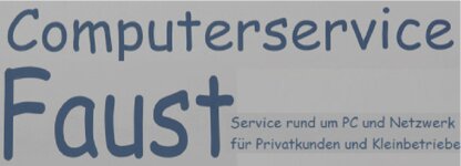 Logo von Computerservice Faust Service rund um PC und Netzwerk für Privatkunden und Kleinbetriebe