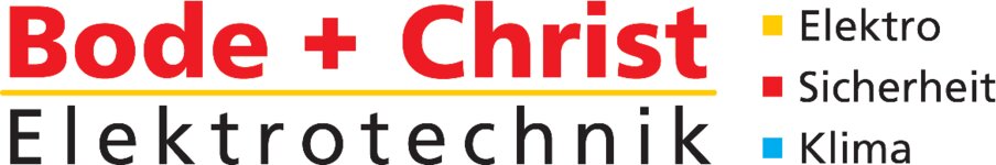 Logo von Bode + Christ GmbH Elektrotechnik