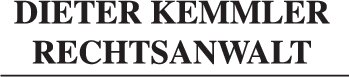 Logo von Kemmler Dieter, Rechtsanwalt