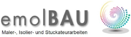Logo von emolBau GmbH, Malerbetrieb und Altbausanierungen