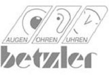 Logo von betzler GmbH Hörgeräte Augenoptik Uhren Schmuck