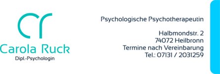 Logo von Ruck Carola Dipl. Psychologin Psychol. Psychotherapeutin