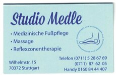 Logo von Studio Medle Medizinische Fußpflege Massage Reflexzonentherapie