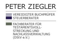 Logo von Peter Ziegler vereidigter Buchprüfer, Steuerberater