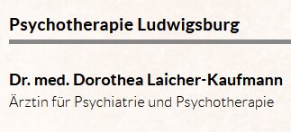 Logo von Ärztin für Psychiatrie und Psychotherapie Dr. med. Dorothea Laicher-Kaufmann