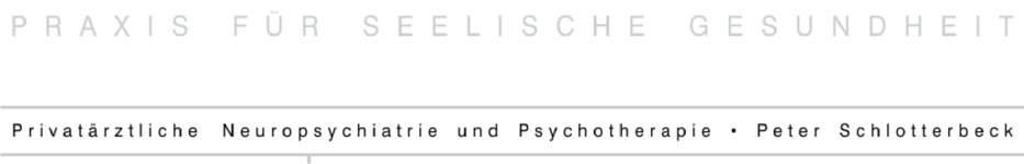 Logo von Allgemeine privatärztliche Praxis für Seelische Gesundheit Peter Schlotterbeck