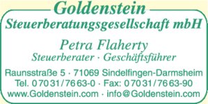 Logo von Goldenstein Steuerberatungsgesellsch. mbH