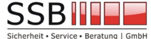 Logo von SSB Sicherheit, Service, Beratung GmbH