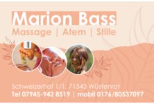 Logo von Massage Atem Stille - Marion Bass