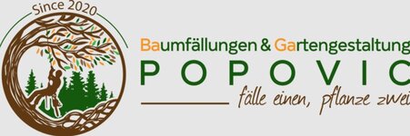Logo von Baumfällungen & Gartengestaltung Popovic