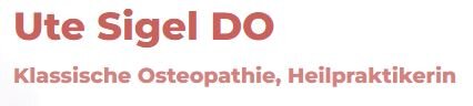 Logo von Sigel Ute DO, Heilpraktiker & Osteopathie