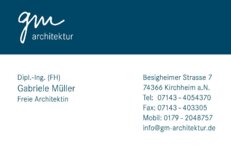Logo von gm architektur Müller Gabriele
