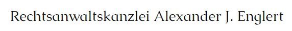 Logo von Anwaltskanzlei Alexander Englert