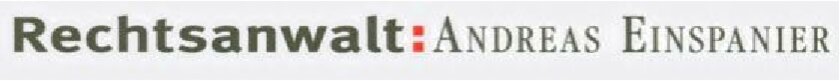 Logo von Anwaltskanzlei Einspanier Andreas, Rechtsanwalt