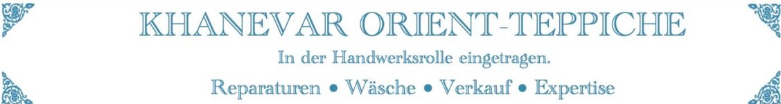 Logo von Khanevar Orient-Teppiche - Fachreparaturen & Handwäsche