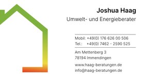 Logo von Joshua Haag Umwelt- und Energieberatung