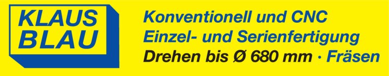 Logo von Klaus Blau - Mechanische Bearbeitung und Vorrichtungsbau