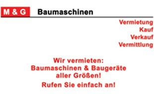 Logo von Baumaschinen-Verleih M & G BAUMASCHINEN