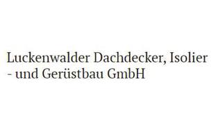 Logo von Luckenwalder Dachdecker Isolier- & Gerüstbau GmbH